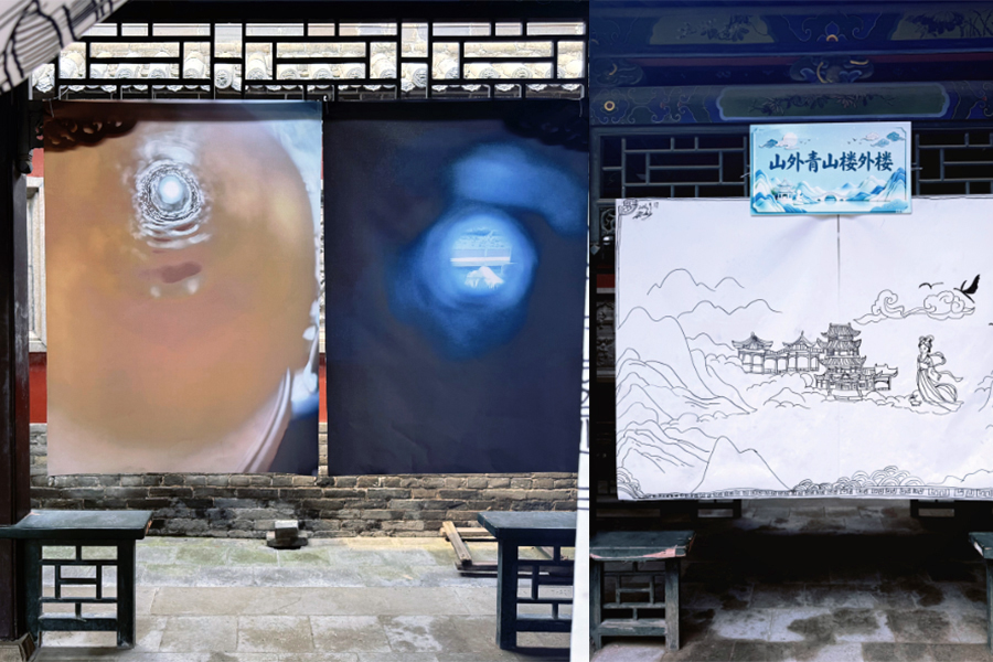 20260923_1790134857817057.jpg 5 “青衿瞳”展览现场,张瀛月的多媒体作品.jpg